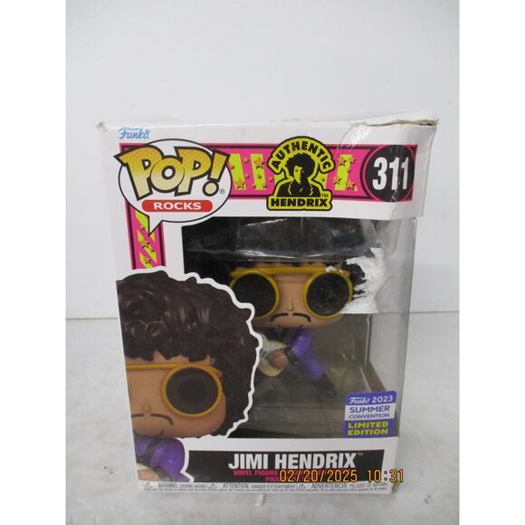 NWT Funko Unisex Pop Rocks: Jimi Hendrix Purple Suit (SDCC 2023) - Picture 2 of 9